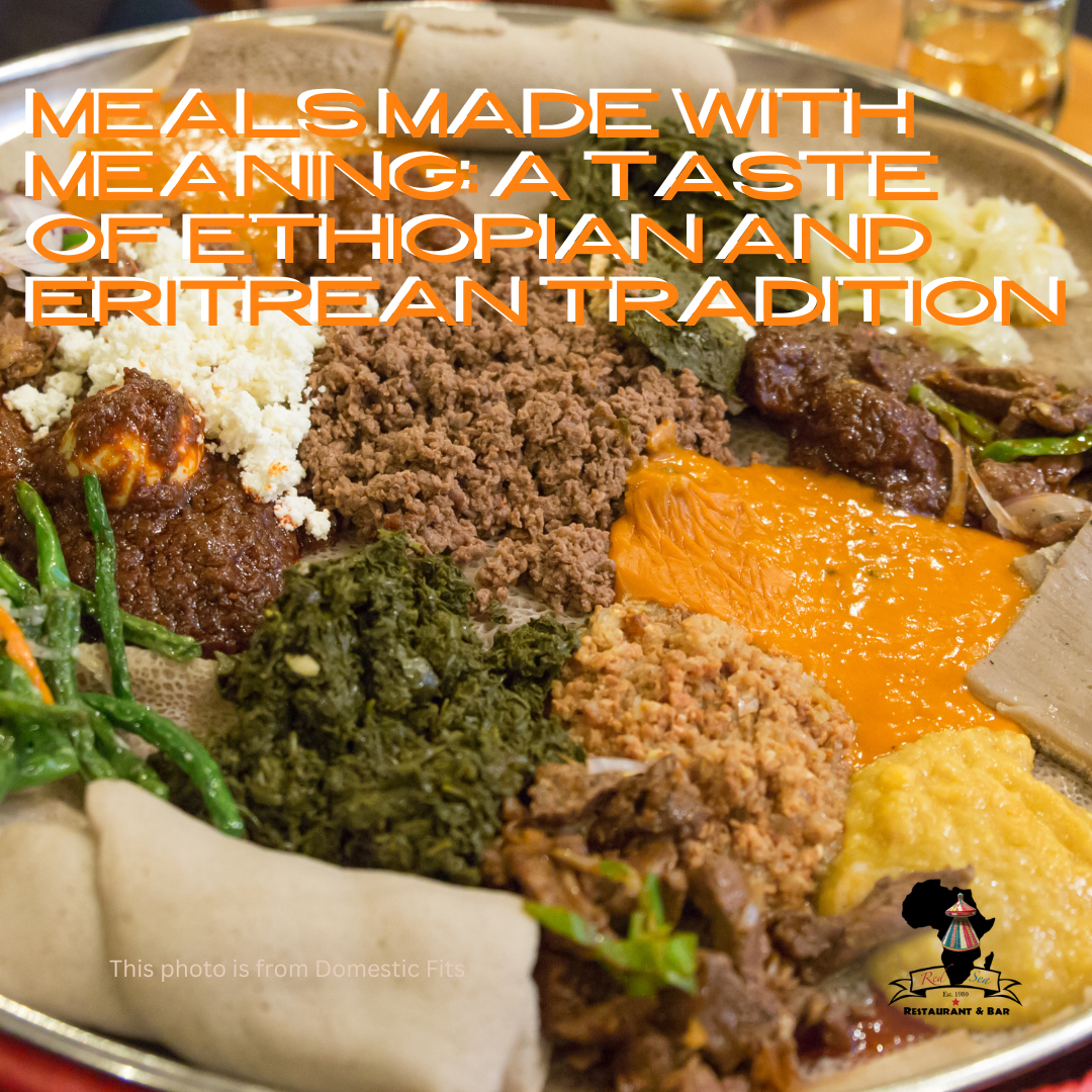 Cooking with intention goes beyond just putting a meal on the table; it’s about creating moments of care, focus, and connection. In Ethiopian and Eritrean traditions, each dish is prepared with a purpose that goes much deeper than taste.<br />
Think of injera, the soft, tangy bread made from teff, or a bowl of tibs, sizzling with spices and warmth. These foods are chosen with care, honoring tradition and the flavors loved through generations.<br />
When cooking Ethiopian or Eritrean dishes, it’s less about rushing to finish and more about savoring each step. From stirring simmering sauces to carefully blending spices, there’s a mindfulness to the process that makes cooking feel almost meditative. It’s a rituazl that brings people together, with each bite carrying the stories of those who came before.<br />
Cooking like this reminds us that food isn’t just about satisfying hunger. It’s about honoring traditions, embracing the joy of the present moment, and sharing love with those around us. Each dish becomes a way to connect—bringing warmth and togetherness that linger long after the last bite.<br />
At Red Sea Restaurant and Bar, every dish is crafted with this same mindful intention, bringing Ethiopian and Eritrean traditions to life. Each ingredient is carefully chosen to capture authentic flavors and honor the cultural roots of the cuisine. From the rich aroma of spices in doro wat to the warmth of freshly made injera, every meal reflects a deep sense of care and pride. Dining at Red Sea isn’t just about tasting delicious food—it’s an experience where you feel the love, focus, and tradition behind each dish.<br />
It’s a place where food becomes a celebration of culture and connection, inviting everyone to savor the joy and togetherness of a meal made with intention.<br />
