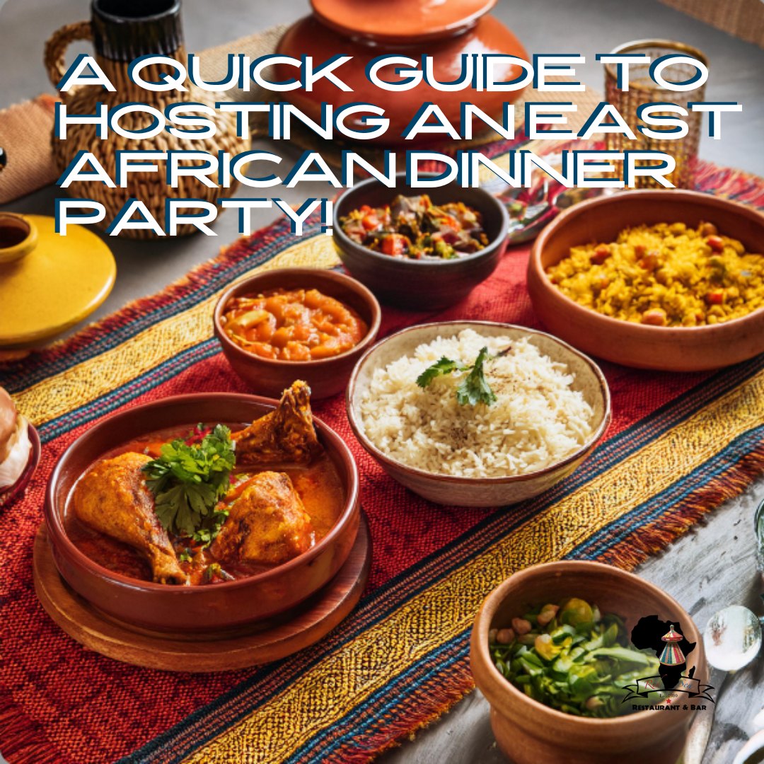 You’ve probably thought of throwing an East African-inspired dinner party but didn’t know where to start… Well, this blog will solve your problem for you! Organizing parties like this is a great way to bring the rich and vibrant flavors of Ethiopia and Eritrea to your table, and Red Sea Restaurant & Bar offers catering services to ease your concerns!<br />
Start by crafting a menu centered around traditional dishes.<br />
A great appetizer is sambusa, crispy pastry filled with lentils or meat. For the main course, serve doro wat, a spicy chicken stew, or tibs, sautéed beef or lamb with onions and peppers. Pair these with injera, the spongy, tangy flatbread that’s essential to East African meals.<br />
For sides, you may include gomen (stewed greens). To drink, offer tej, a honey wine, or Ethiopian/Eritrean coffee as part of a traditional coffee ceremony—a great way to end the meal.<br />
Decorate the space with bright, warm colors that reflect the region, like yellows, reds, and earthy tones. Place woven baskets and handmade pottery on the table, adding an authentic touch. Ethiopian coffee sets or jebena (a clay coffee pot) as centerpieces can enhance the cultural feel.<br />
Set the atmosphere with traditional East African music, and encourage guests to eat communally with their hands using injera, fostering connection and conversation—a hallmark of the region's dining culture.<br />
